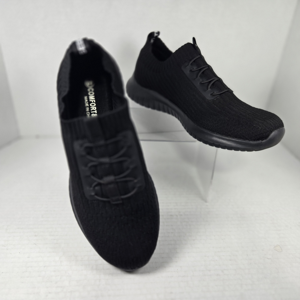 Women's Tiosebon Slip On Comfort Black Sneakers Size EU 40 US 9